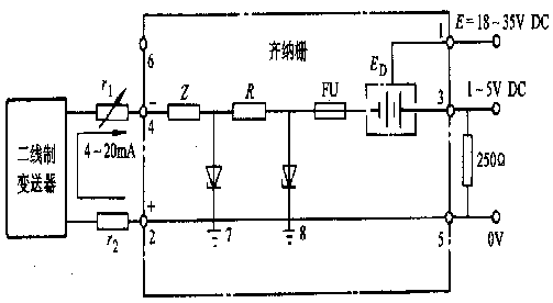 输入端用齐纳安全栅